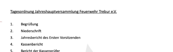Einladung zur Jahreshauptversammlung 2026